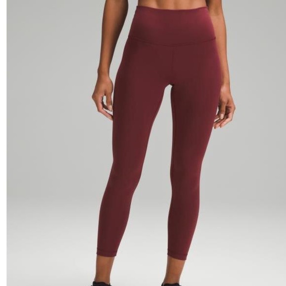 NWT wunder train tight 24" size XS red merlot lululemon - Picture 10 of 15